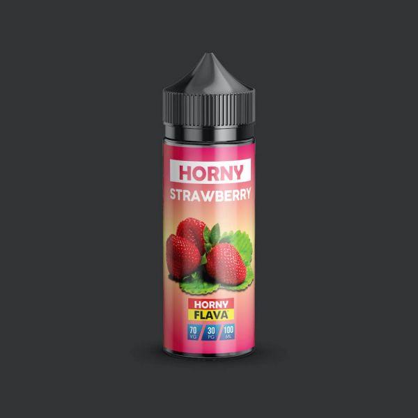 Horny Flava - Strawberry - 100ml Shortfill