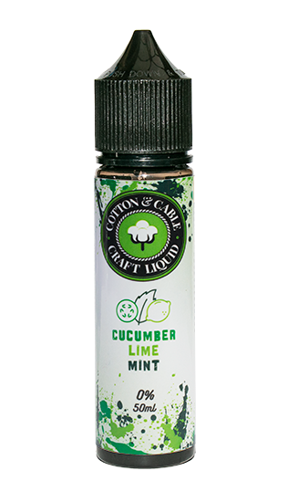 Cotton & Cable - Cucumber Lime Mint - 50ml Shortfill