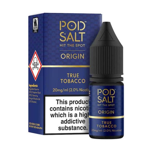 Pod Salt - True Tobacco - 10ml - NicSalt