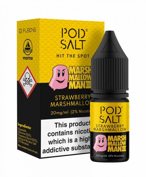 Pod Salt - Marshmallow Man III Strawberry - 10ml - NicSalt