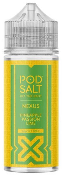 Podsalt Nexus Pineapple Passion Lime - 100ml Shortfill